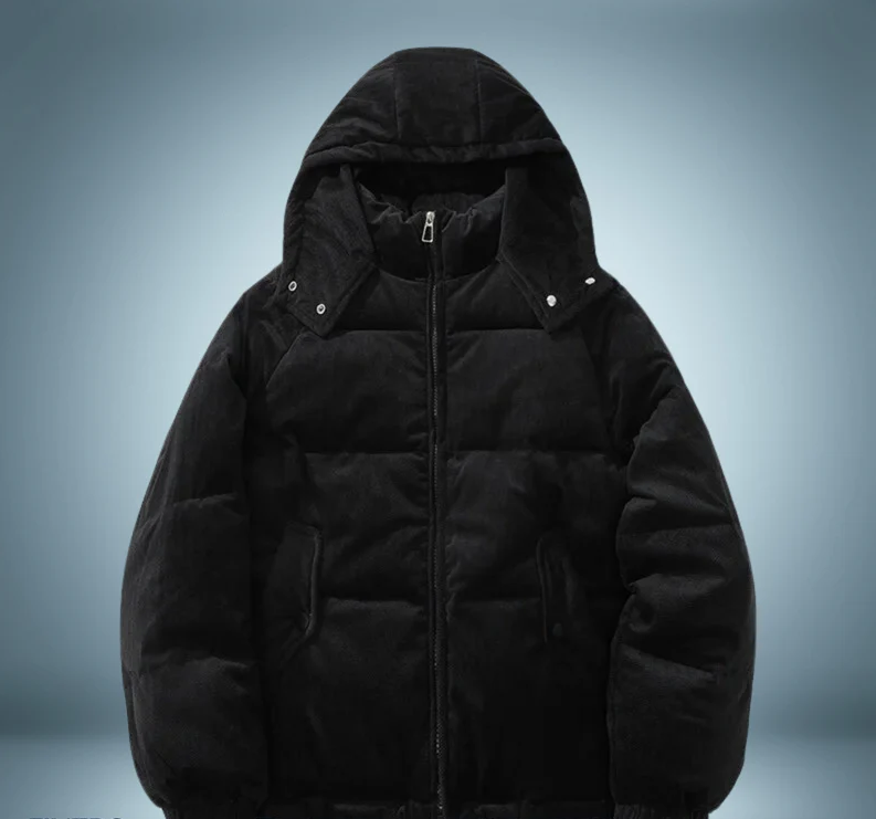 Yasmina® | Brown down jacket with hood