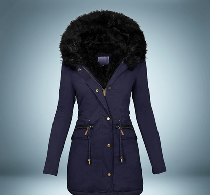 Virginia® | Elegant parka with fur collar