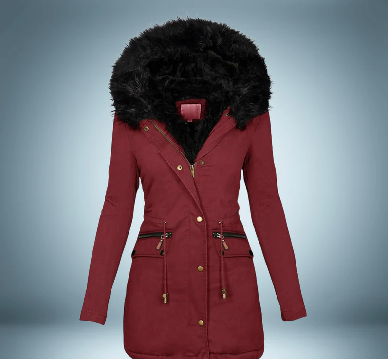 Virginia® | Elegant parka with fur collar