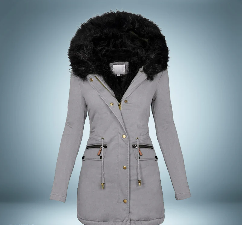 Virginia® | Elegant parka with fur collar