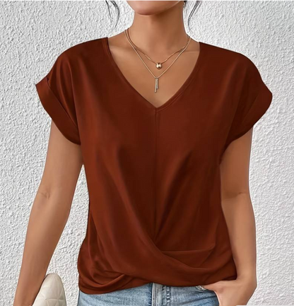 Vittoria® | Elegant women's blouse with a V-neck