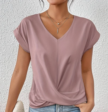 Vittoria® | Elegant women's blouse with a V-neck