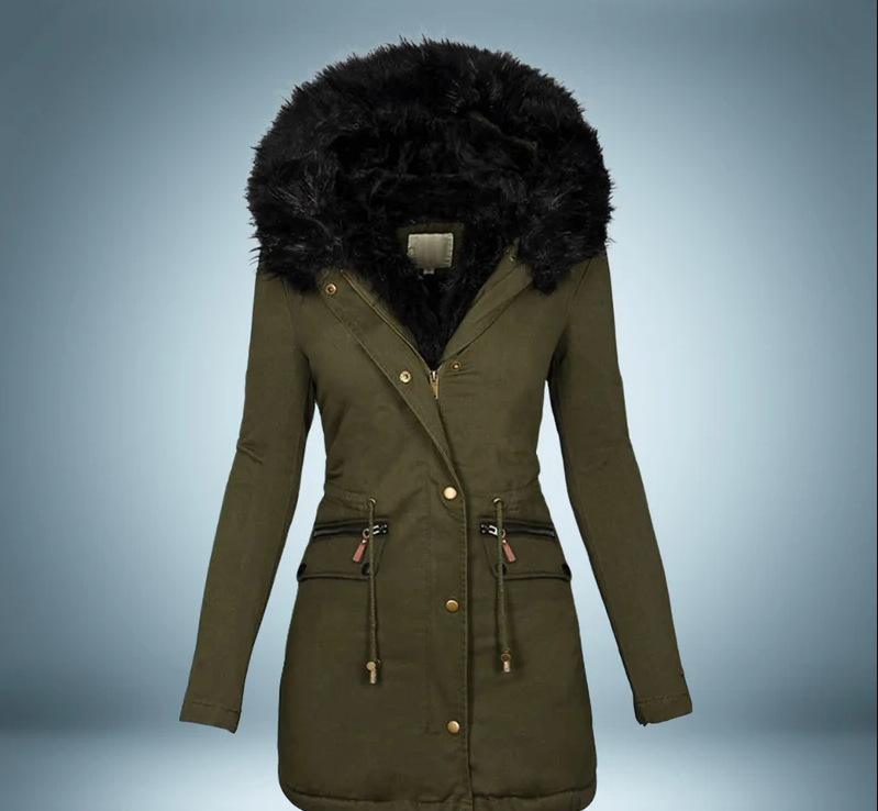 Virginia® | Elegant parka with fur collar