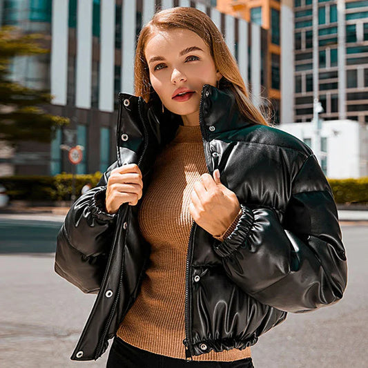 Nadia® | Elegant women's leather jacket