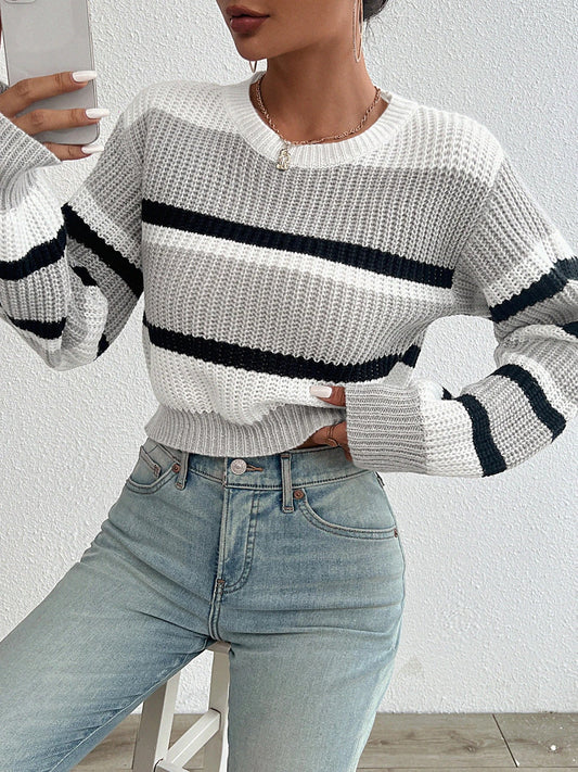 Tania® | Knitted sweater with falling aurors