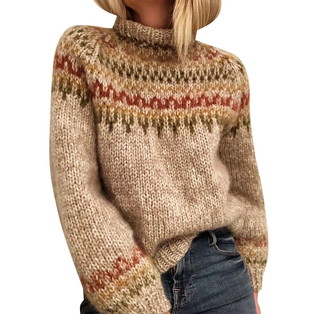 Quetzal® | Knitted sweater with color