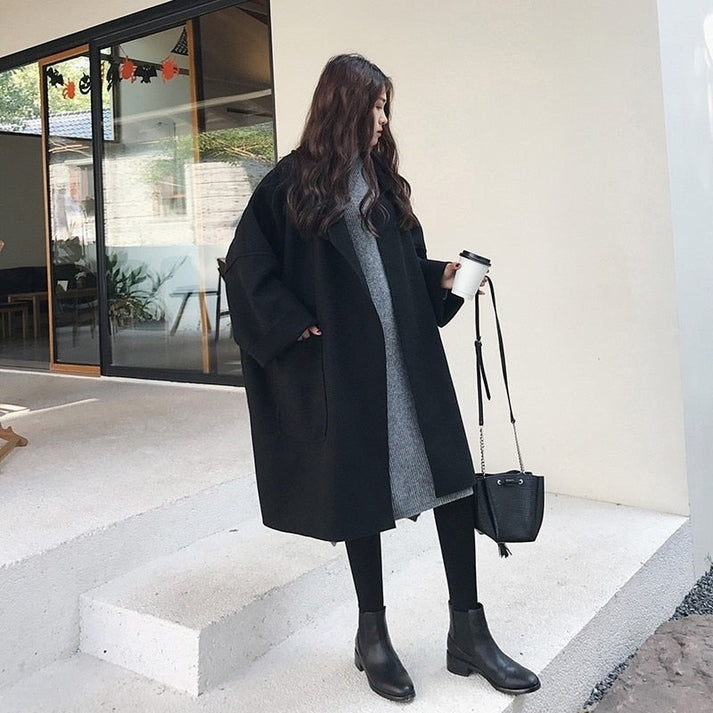 Silvana® | Casual wool coat for women