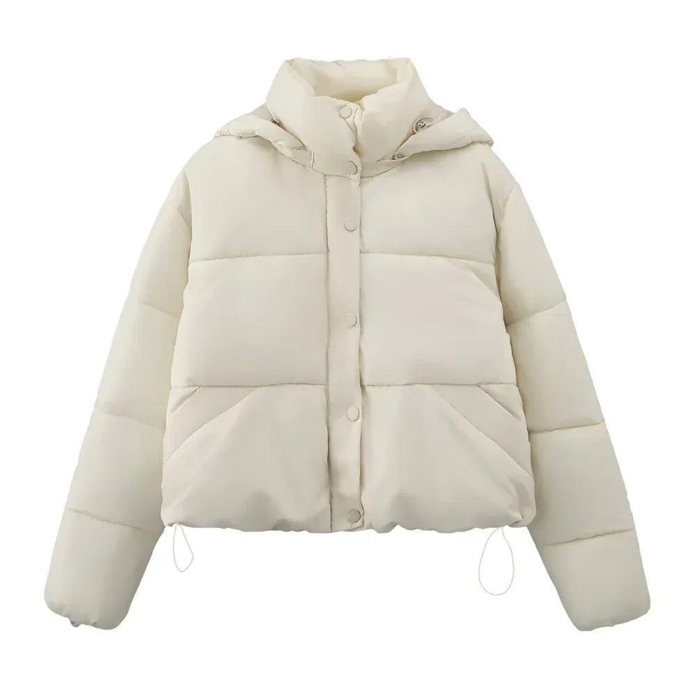 Zara® | Casual short jacket with hood