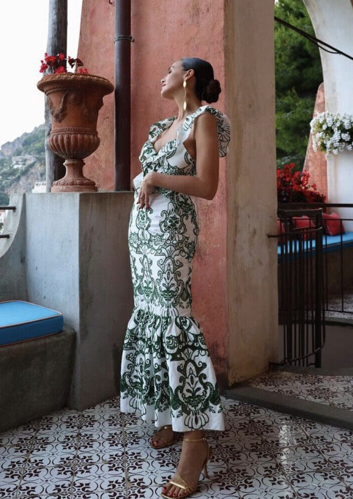 Yolanda® | Sorrento Long dress with slit