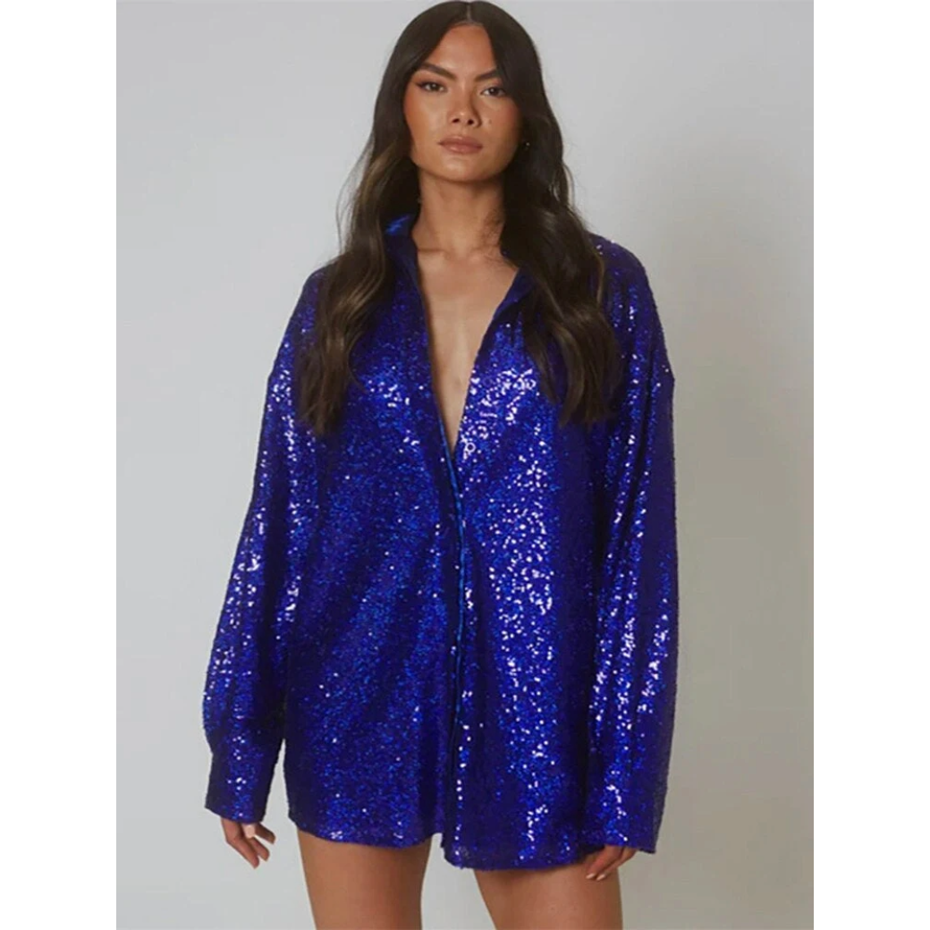 Rafaela® | Sequin shirt dress for women