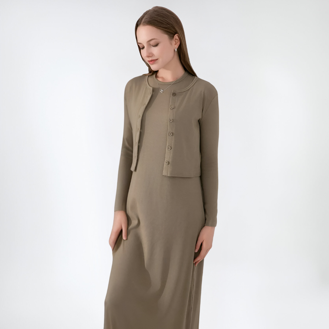 Tania® | Cardigan dress set