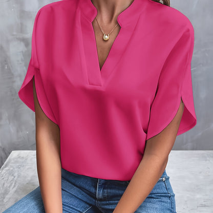 Xara® | Elegant summer shirt with V-neck