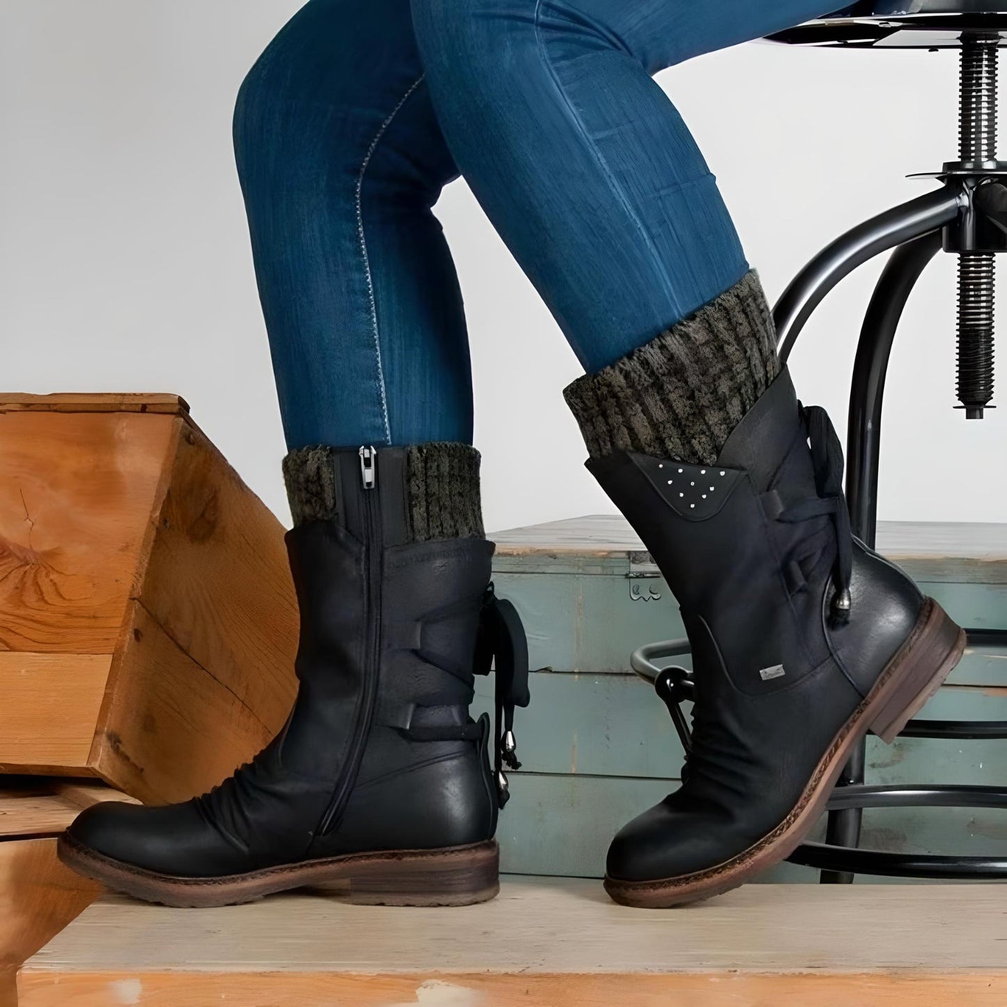 Carla® | Lace-up snow boots