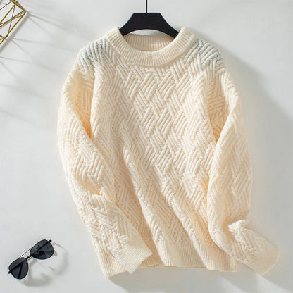 Vivian® | Solid color casual sweater