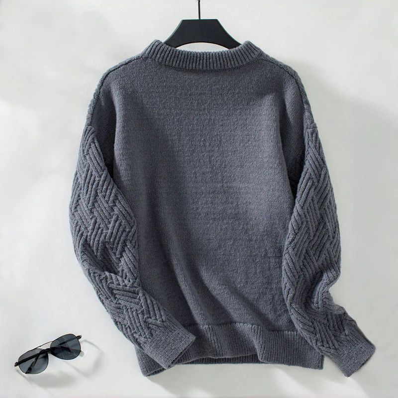 Vivian® | Solid color casual sweater