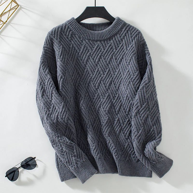 Vivian® | Solid color casual sweater