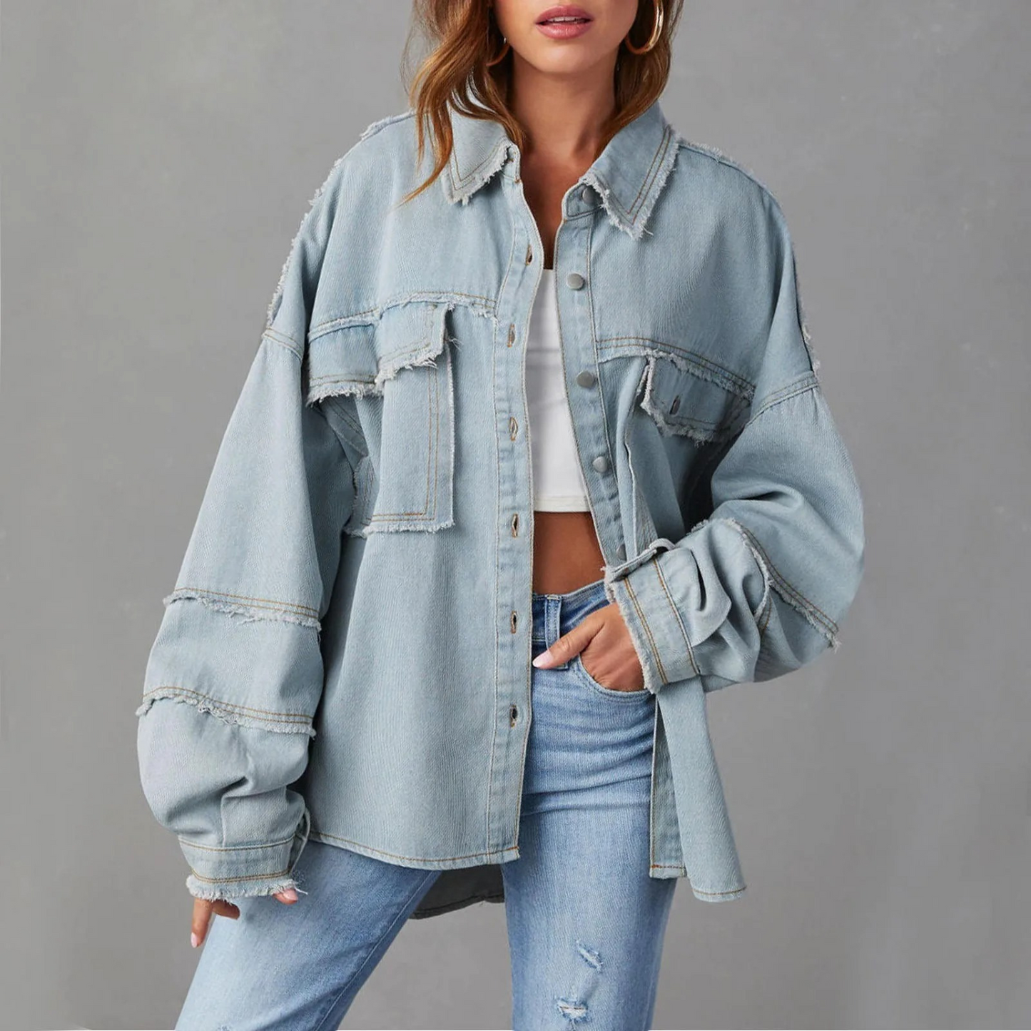 Teresa® | Stylish denim coat