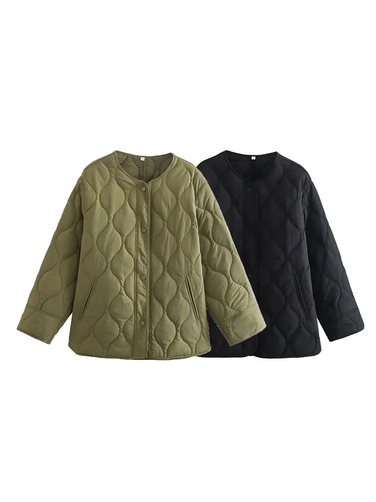 Yvette® | Oversize quilted jacket with pockets