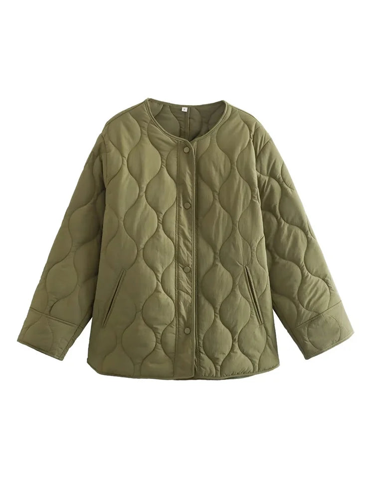 Yvette® | Oversize quilted jacket with pockets