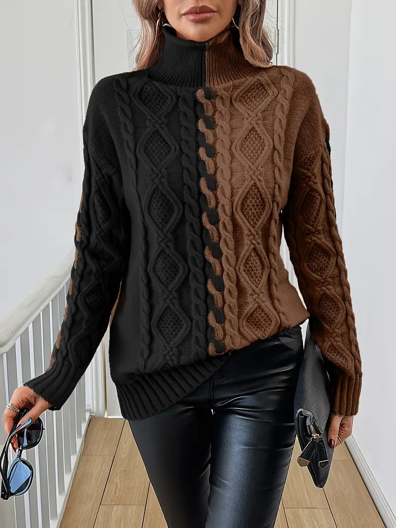 Quilla® | Chunky knit turtleneck sweater