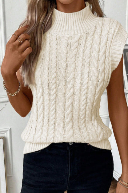 Thea® | Cable knit turtleneck sweater