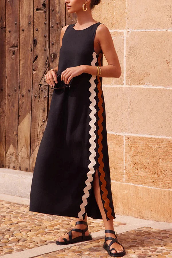 Yvonne® | Loose maxi dress with slit