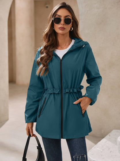 Paulina® | Waterproof, long-sleeved outdoor windbreaker with hood