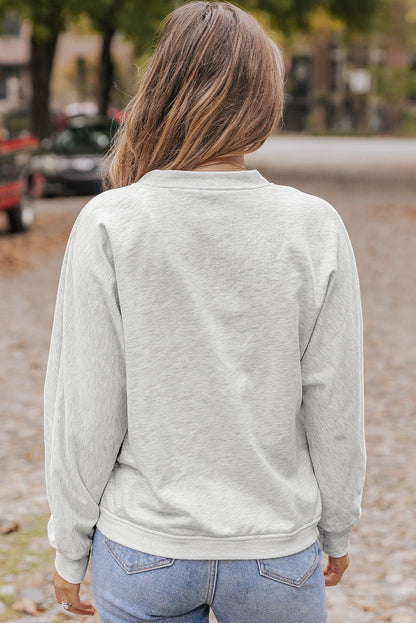 Philippa® | Surplice long-sleeved sweatshirt with pocket