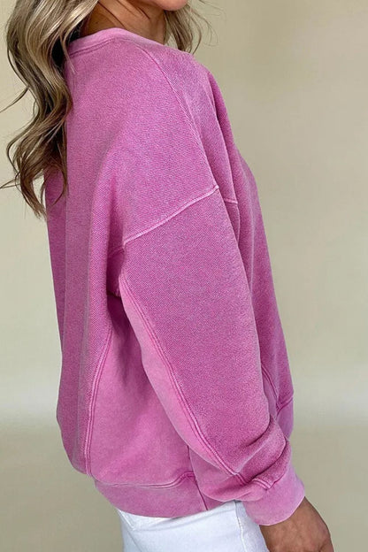 Teresa® | Long-sleeved sweatshirt with notched shoulders