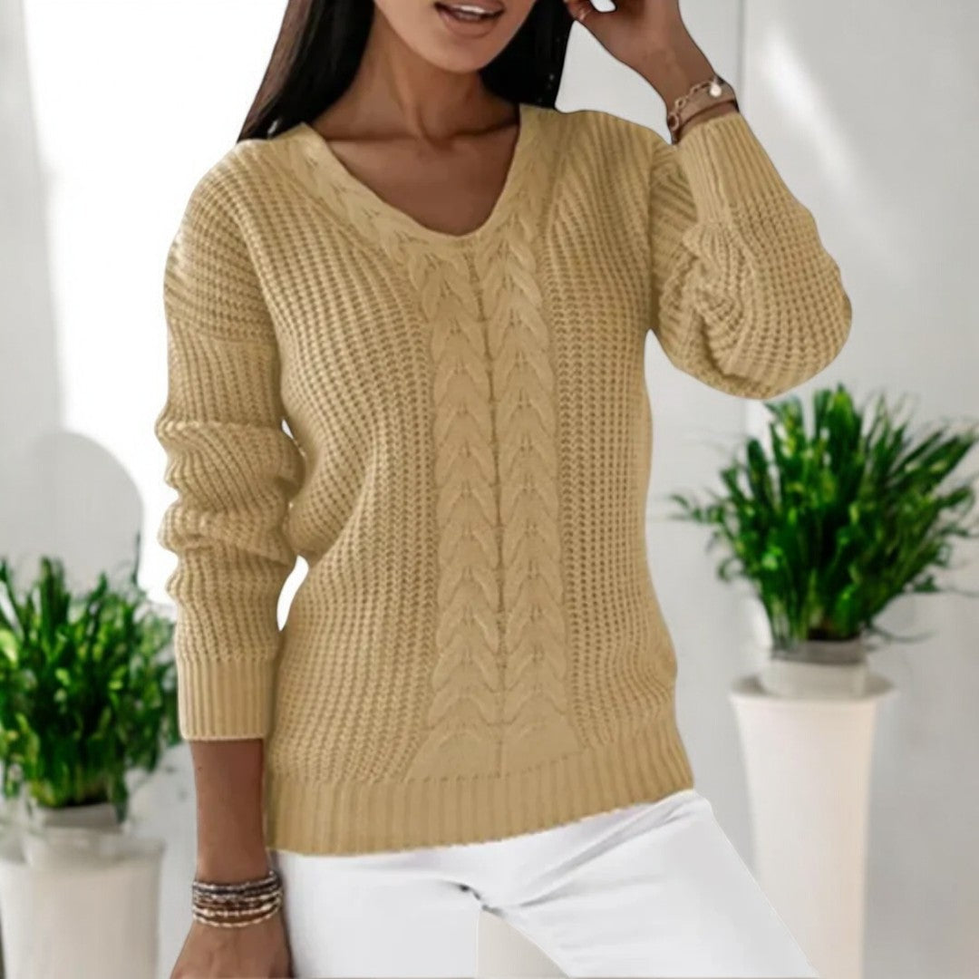 Abigail® | Elegant cable knit sweater