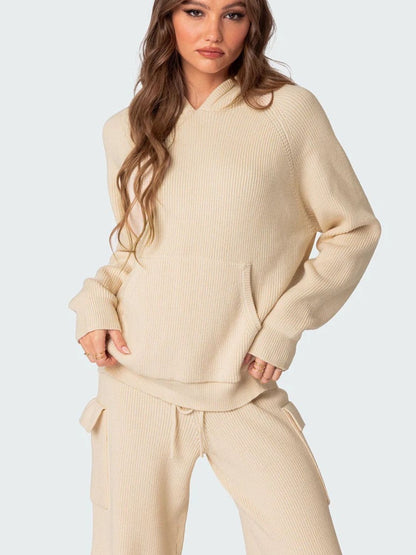 Tatjana® | Long sleeve hoodie top and pants sweater set