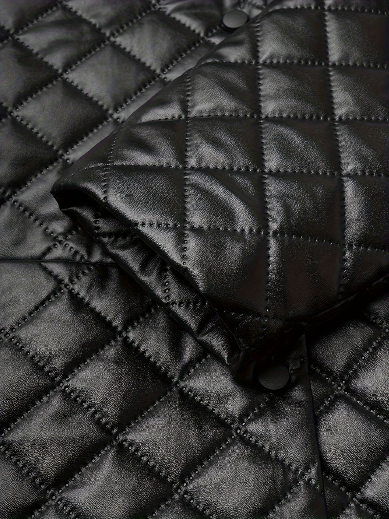 Ximena® | Black quilted leather jacket