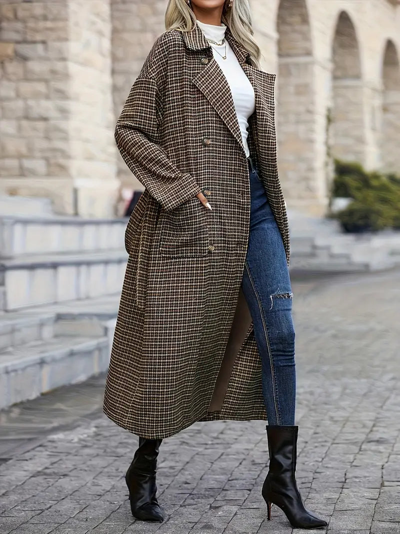 Vesper® | Contemporary Houndstooth Women's Coat