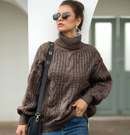 Ana Maria® | Long sleeve turtleneck sweater