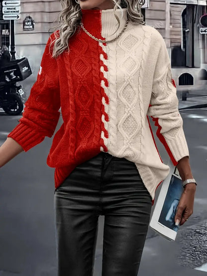 Quilla® | Chunky knit turtleneck sweater