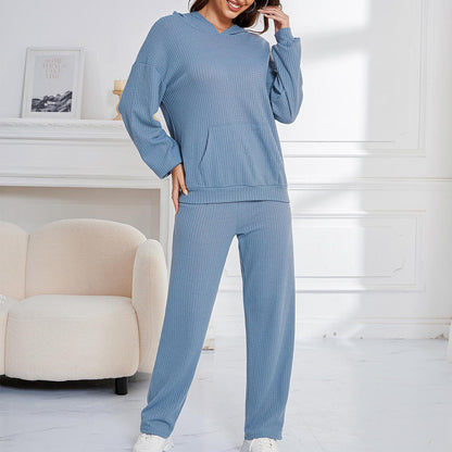 Zahira® | Long-sleeved hoodie and drop-shoulder trousers set