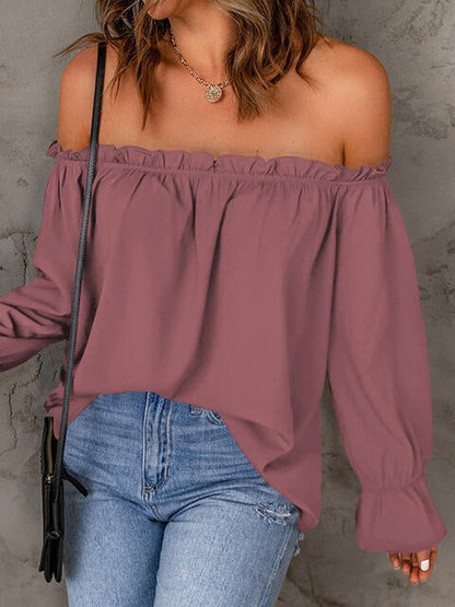 Tallulah® | Off-the-shoulder blouse with flounced sleeves