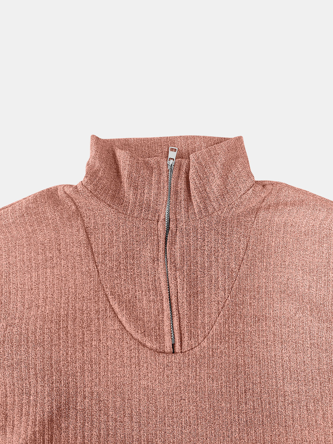 Teresa® | Full size quarter zip long sleeve top