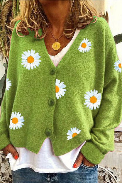 Rafaela® | Chrysanthemum sweater women's cardigan