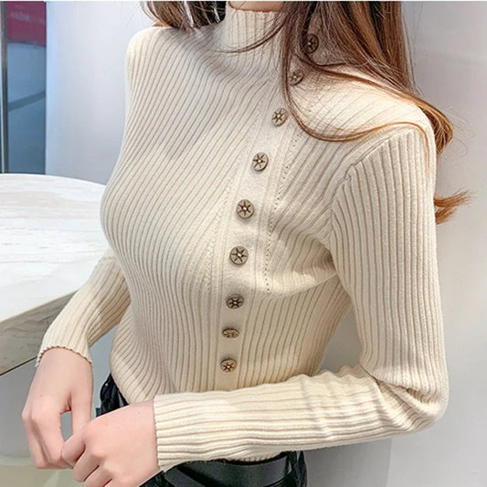 Yesenia® | Elegant knitted turtleneck sweater for women