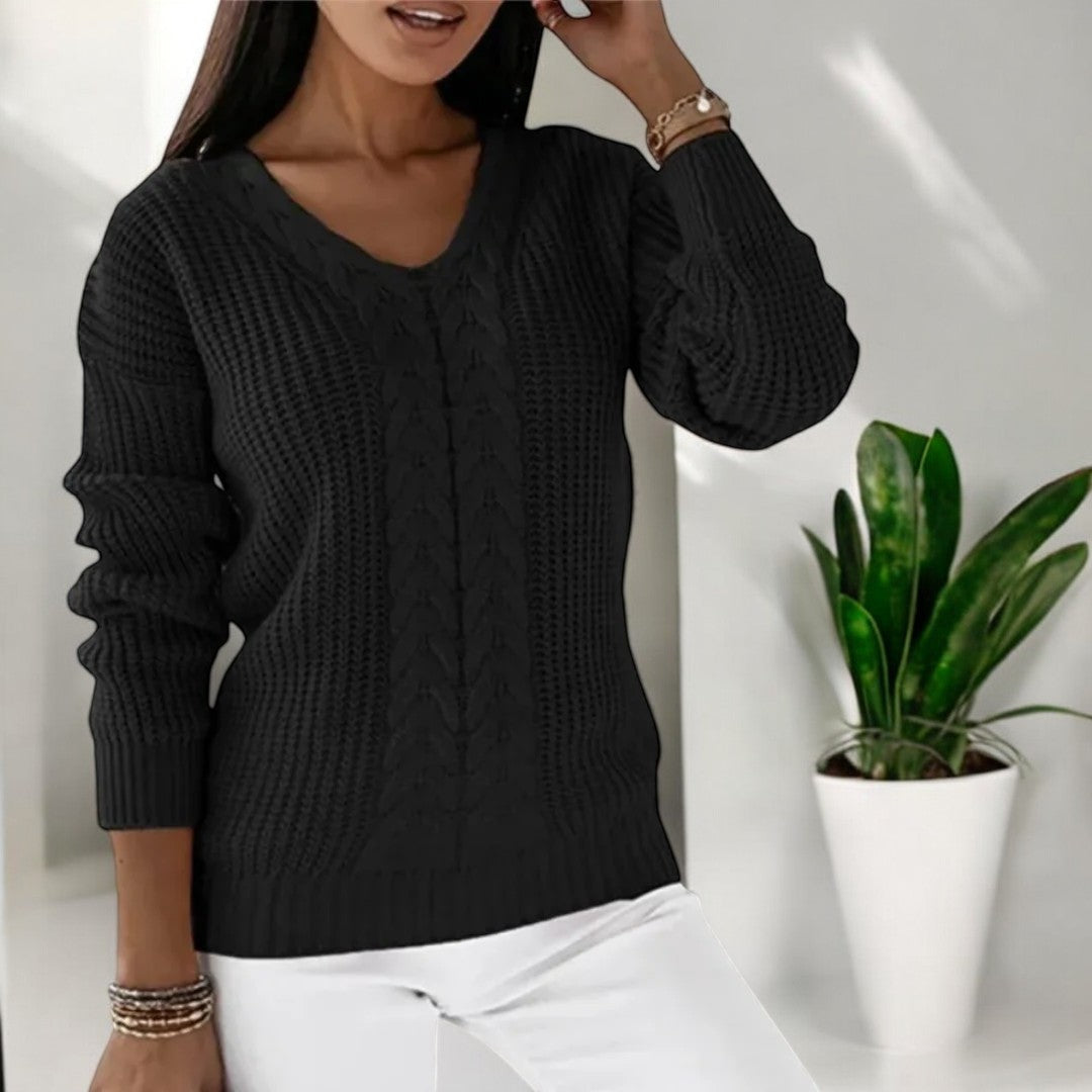 Abigail® | Elegant cable knit sweater