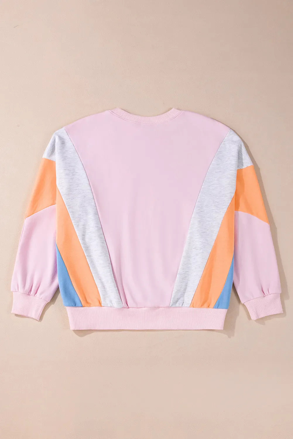 Sigrid® | Color block sweatshirt with a crew neck and long sleeves