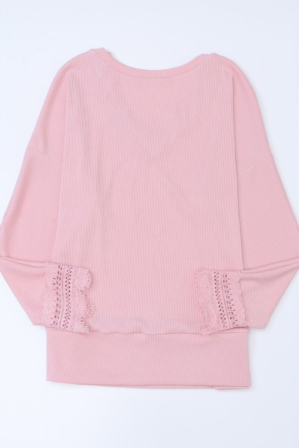 Penelope® | Long sleeve V-neck t-shirt with lace detail