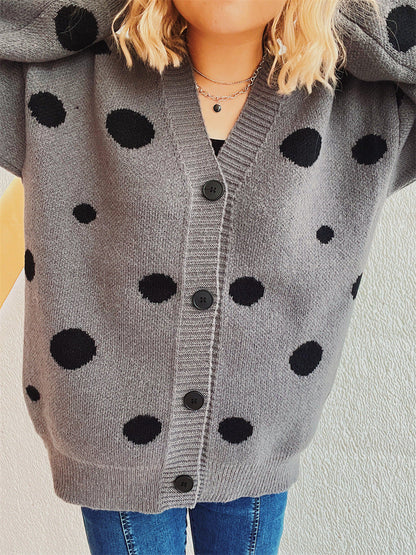 Tamara® | Polka dot cardigan with buttons