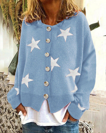 Penélope® | Women's cardigan with star sweater