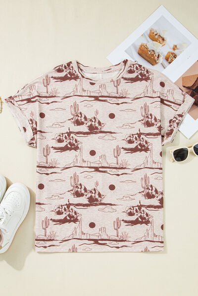 Vivienne® | Printed short sleeve crew neck t-shirt