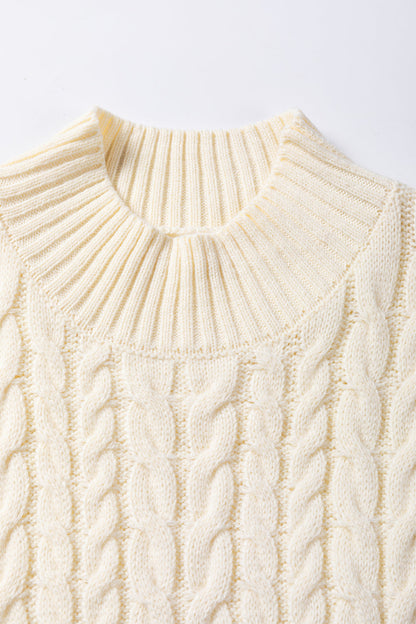 Thea® | Cable knit turtleneck sweater