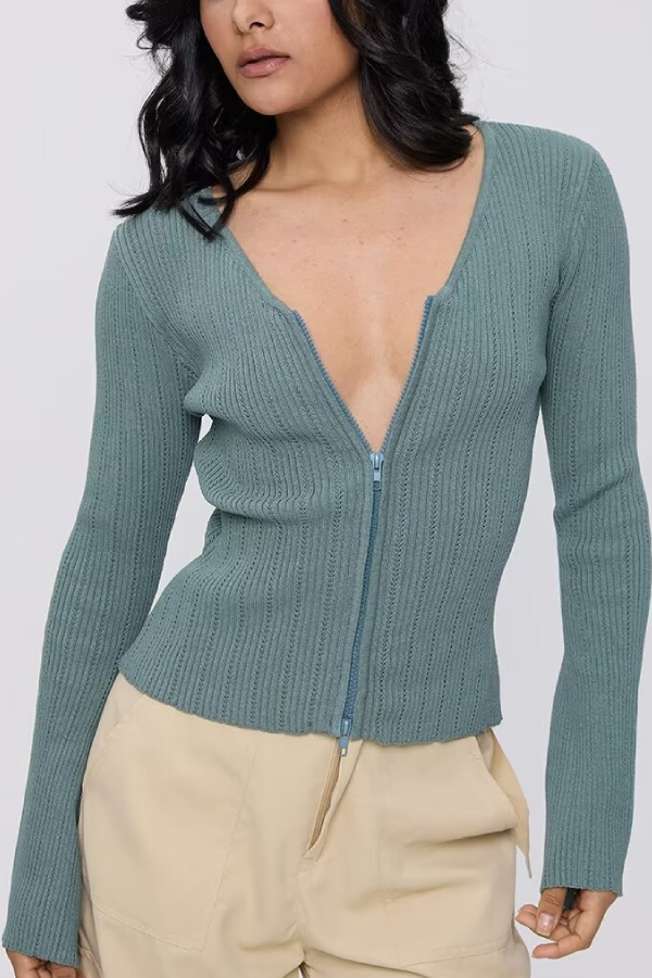 Toni® | Slim cardigan with V-neck