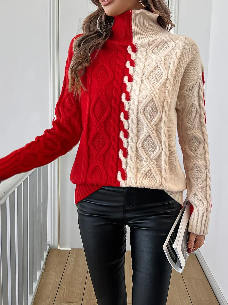 Quilla® | Chunky knit turtleneck sweater