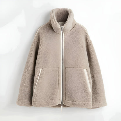 Amira® | Teddy-look fleece jacket